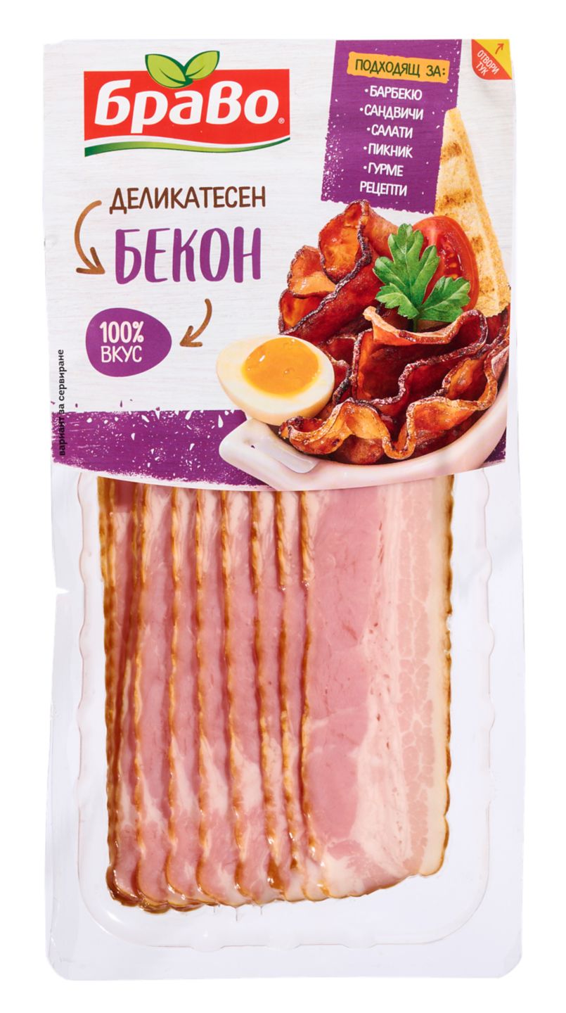 Изображение на БРАВО Деликатесен бекон
слайс