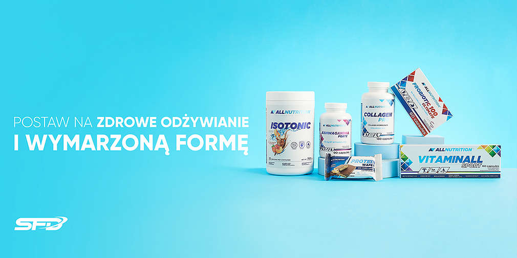 Różne opakowanie produktów z suplementami