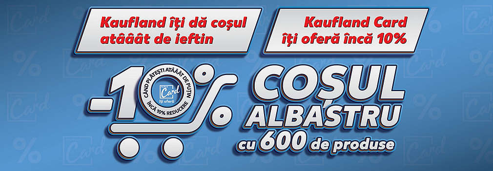 cosul albastru kaufland card