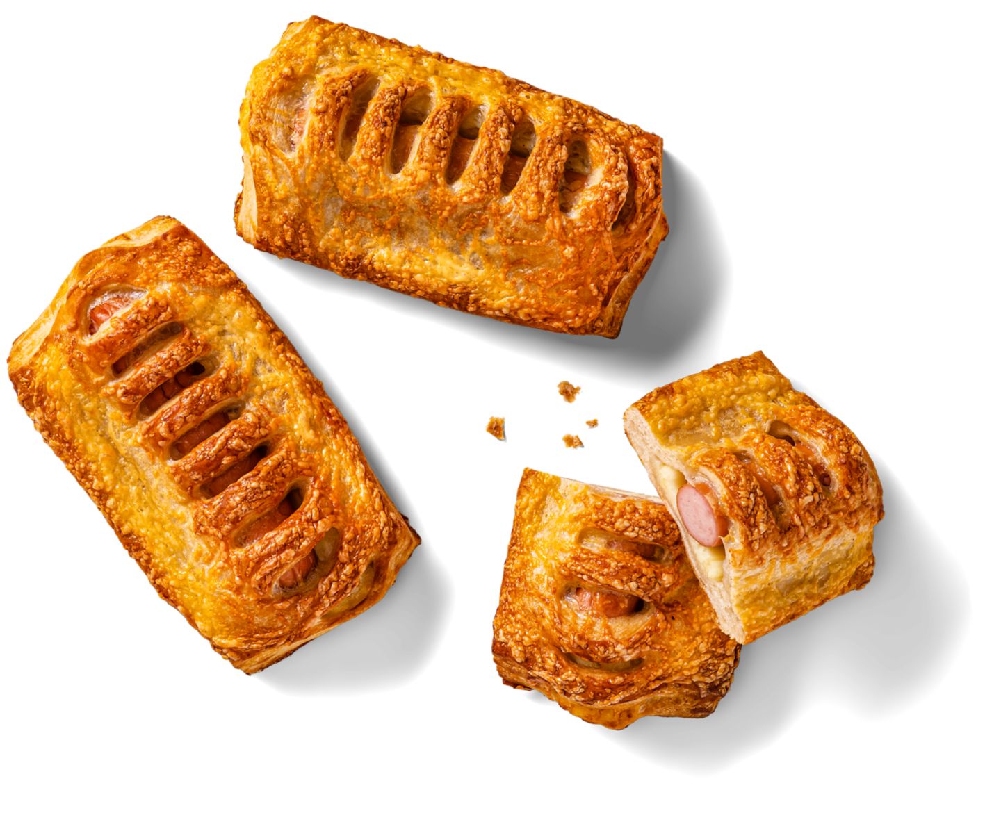 Syrový snack s párkom