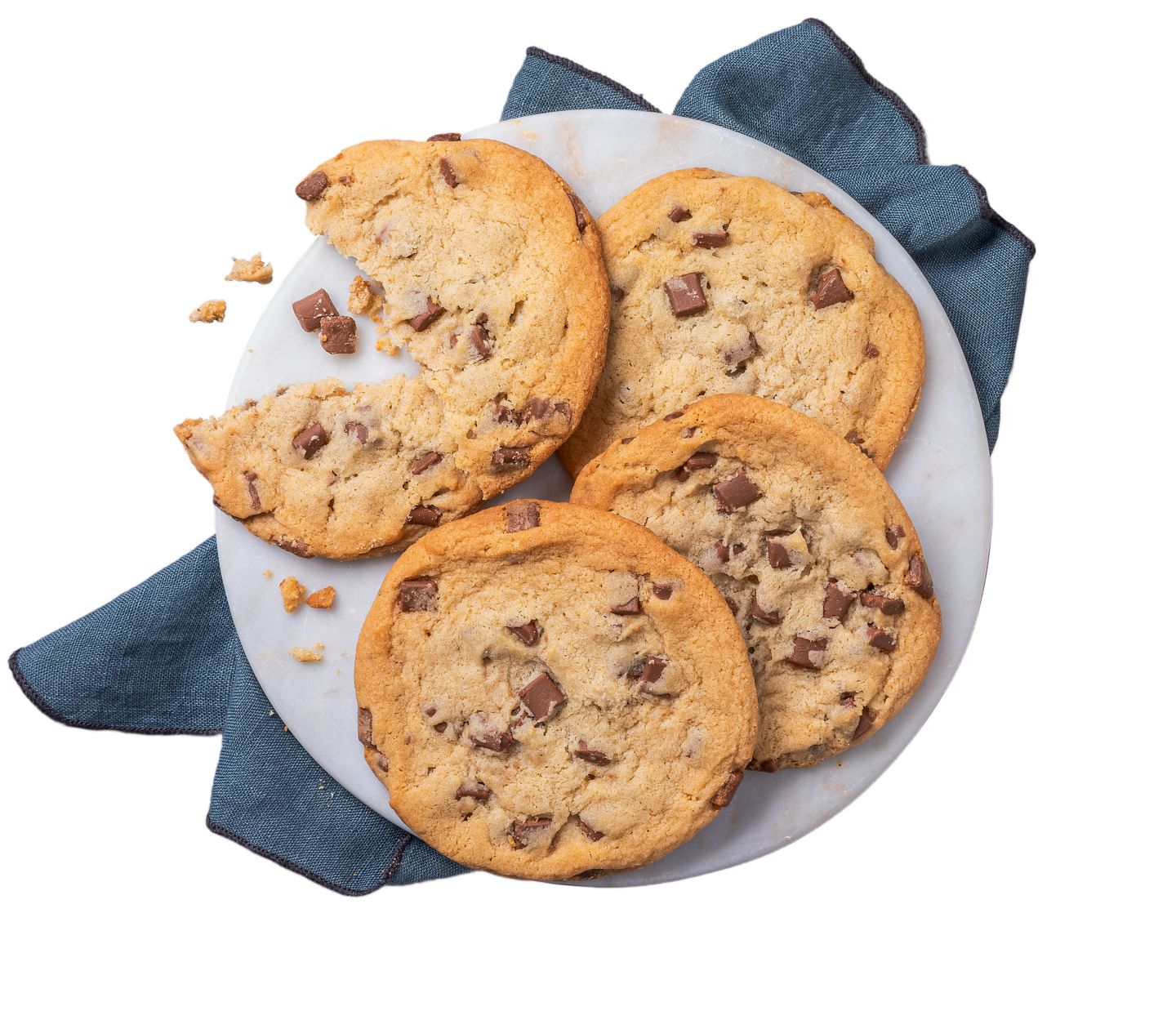 Cookies s kousky mléčné čokolády