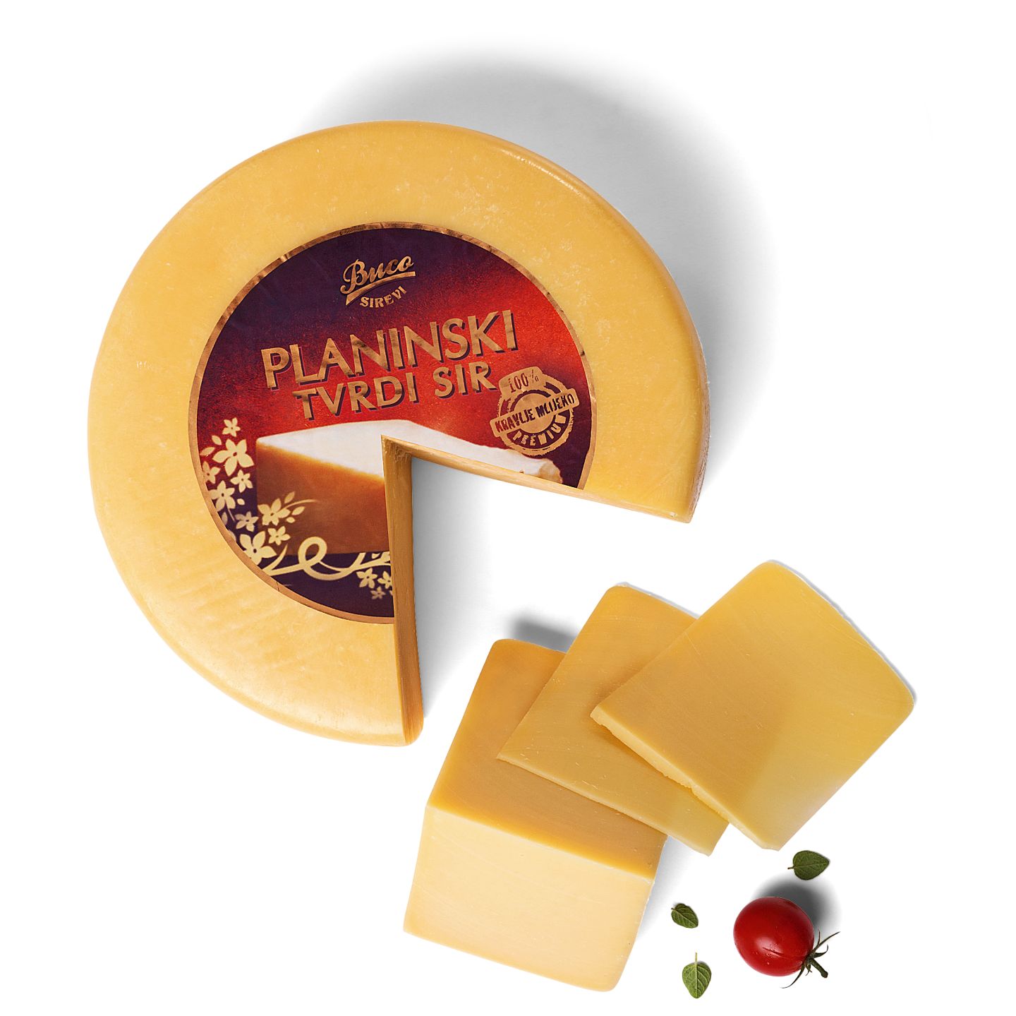 Planinski sir Tvrdi, kravlji, 40% m.m.
MPC 2.5.2025=14,9€