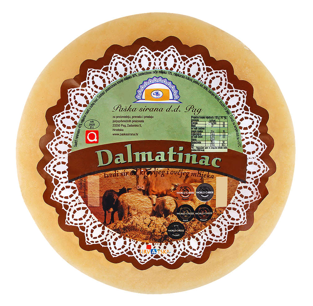 Fotografija ponude Paška sirana Dalmatinac sir, 45% m.m.