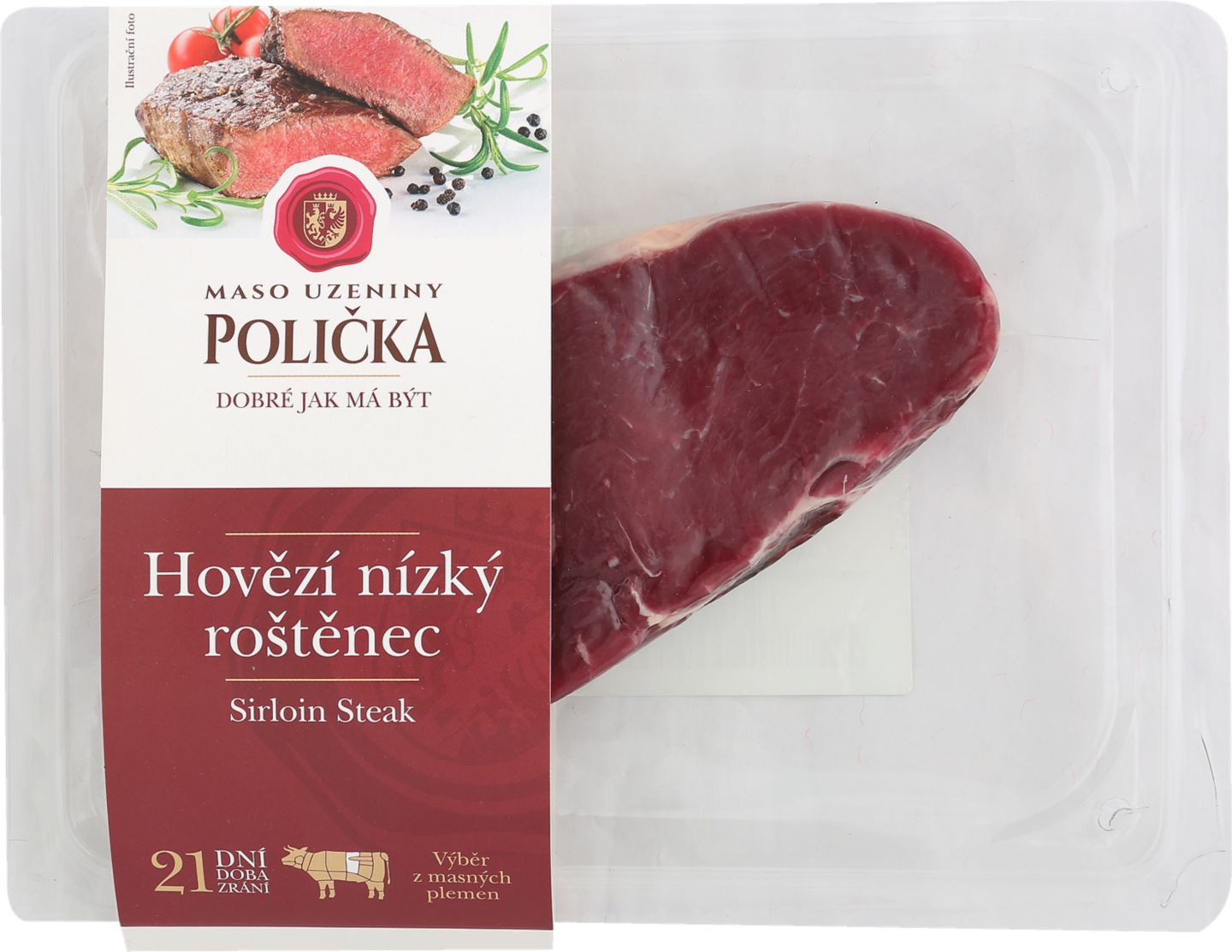 Steak z nízkej roštenky
Roastbeef steak