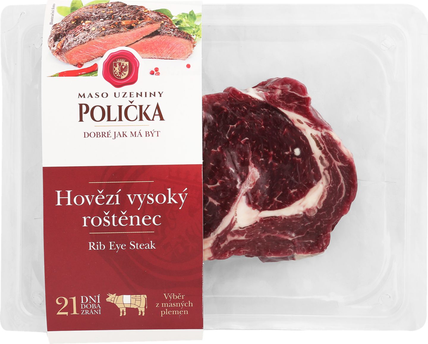 Steak z vysokej roštenky
Rib eye steak