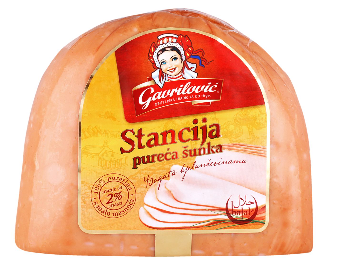 Gavrilović Pureća šunka Stancija
MPC 2.5.2025=13,9€