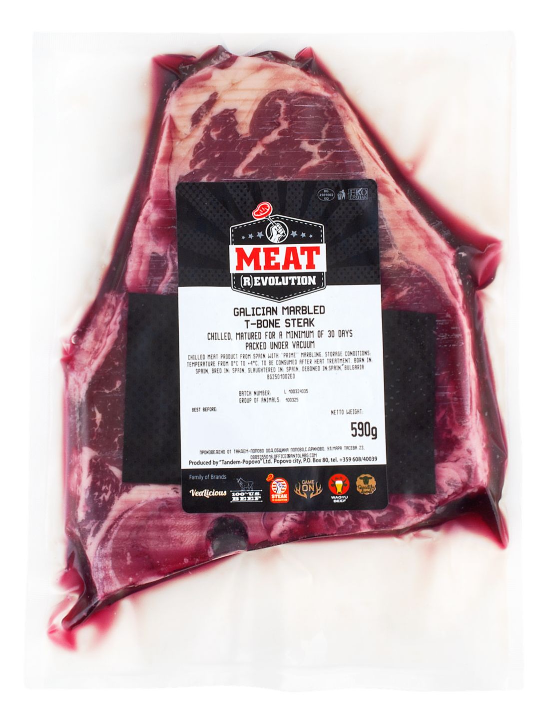Meat revolution Goveđi T-bone Steak,1kg
MPC 5.5.2025=26,45€