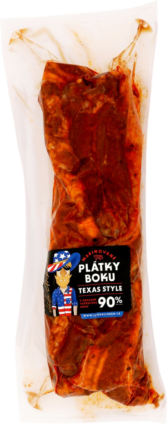 Marinované plátky boku Texas
obsah masa 90%