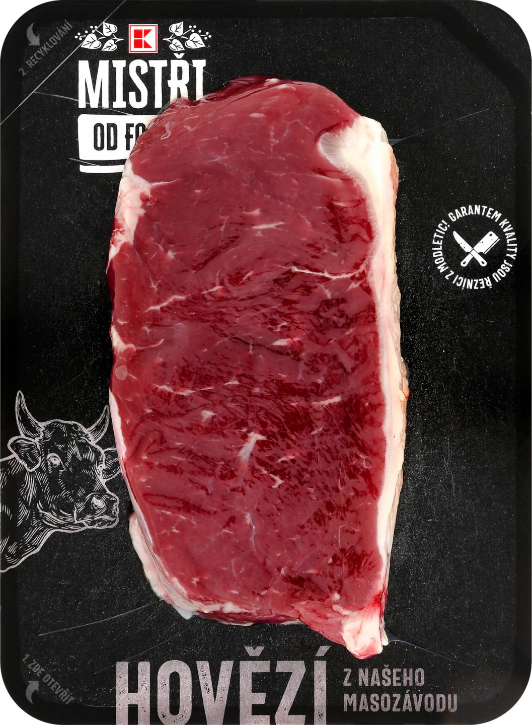 K-Mistři od fochu Sirloin
hovězí steak