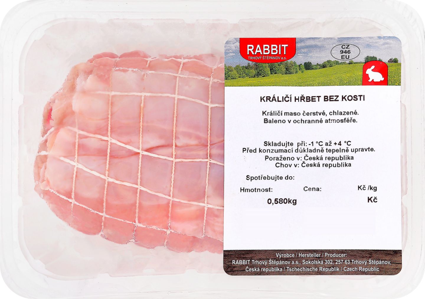 Rabbit Králičí hřbet
bez kosti - roláda