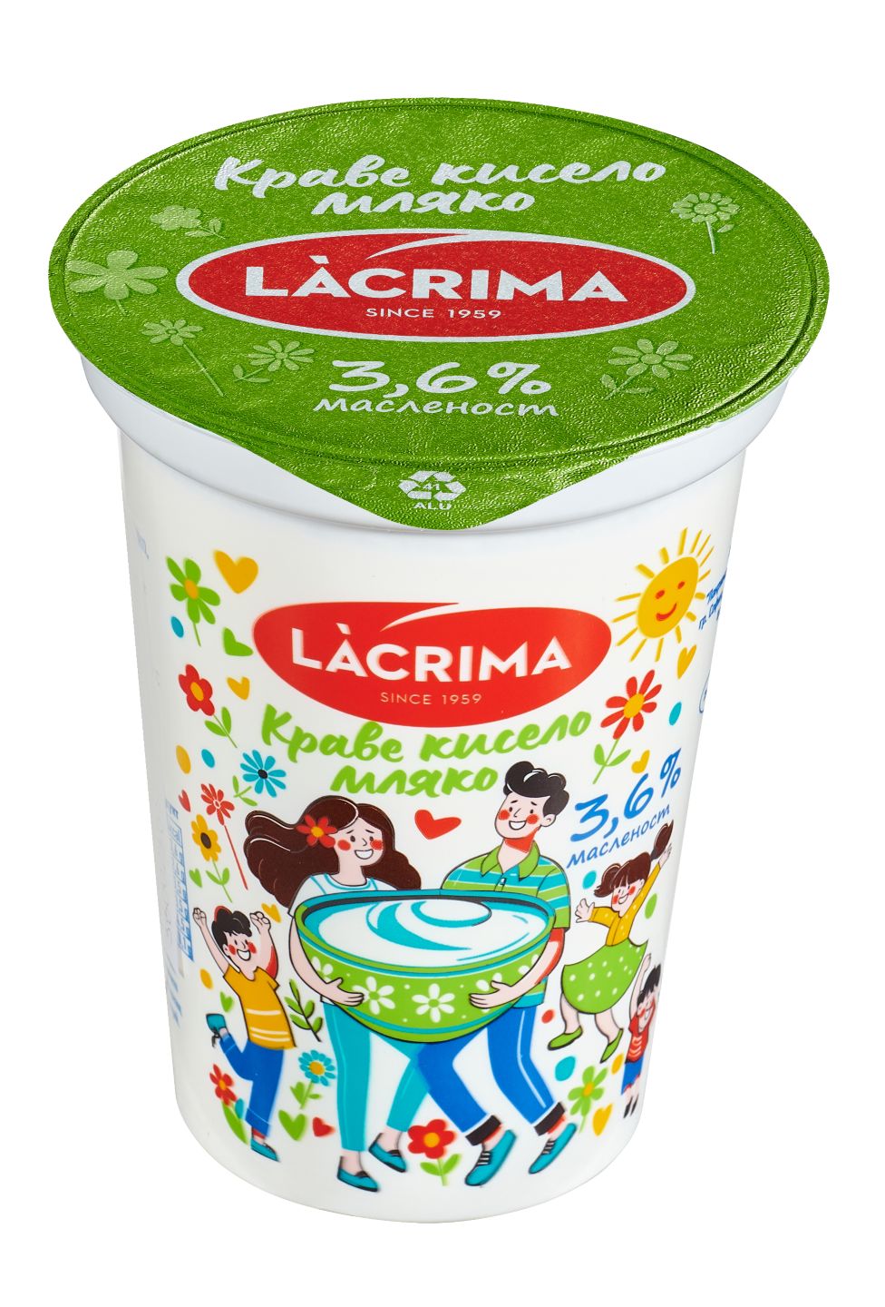 Изображение на LACRIMA Кисело мляко
3,6% масленост