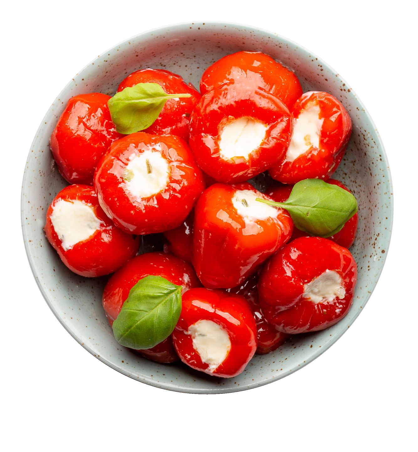 Изображение на Чери чушки с крема сиренe от свежата витрина