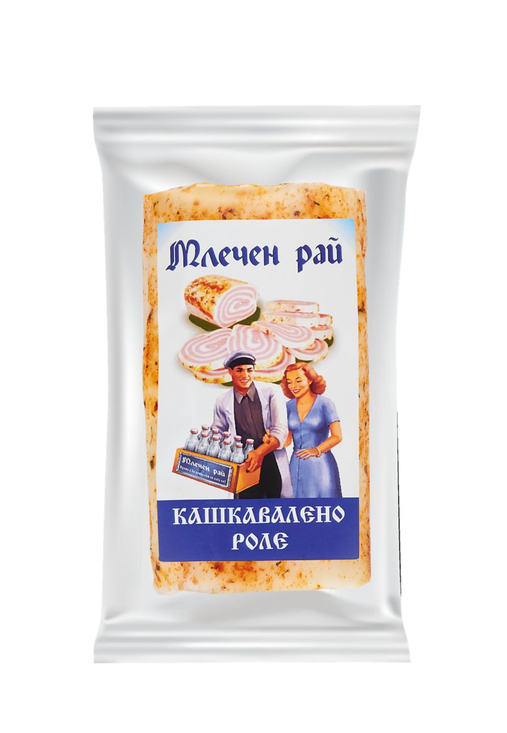Изображение на МЛЕЧЕН РАЙ Кашкавалено роле с шунка
от свежата витрина