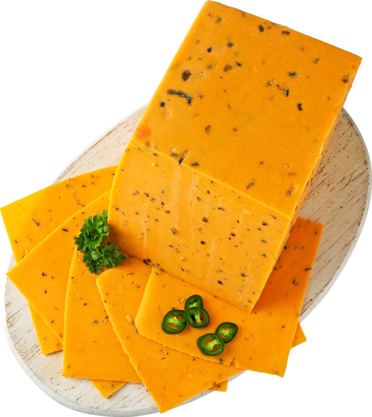 Cheddar s Jalapenjo
polotvrdý sýr