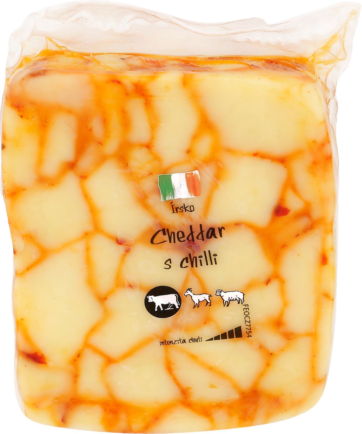 Cheddar Polotvrdý sýr s chilli