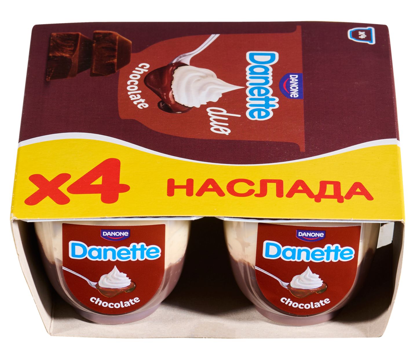 Изображение на Danone Пудинг Danette Duo
шоколад и сметана