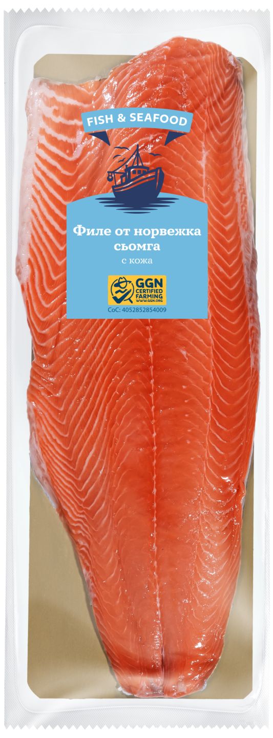 Изображение на Сьомга филе тип С-трим