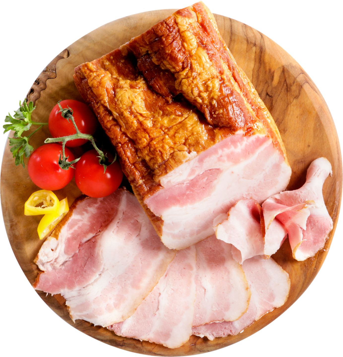 K-Mistři od fochu Oravská slanina,
uzené maso