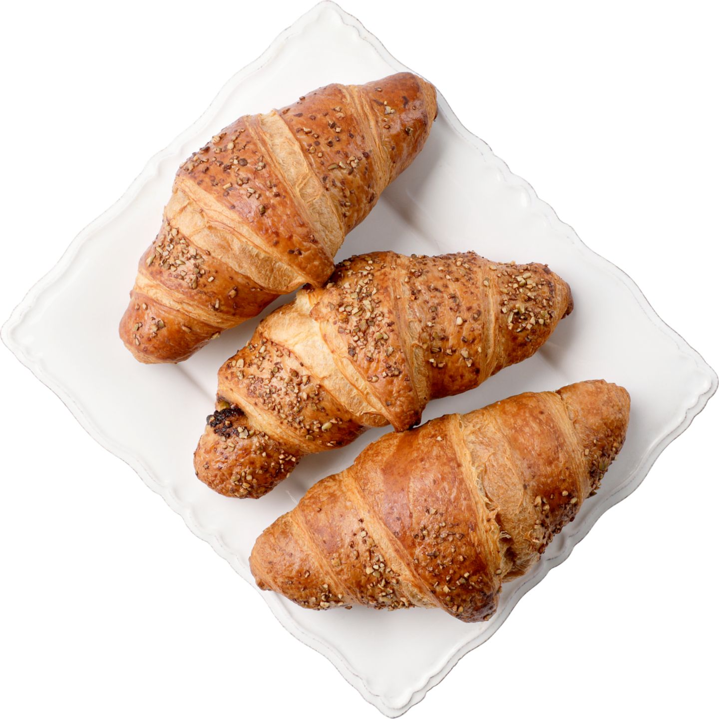 Croissant s pistáciovou náplní