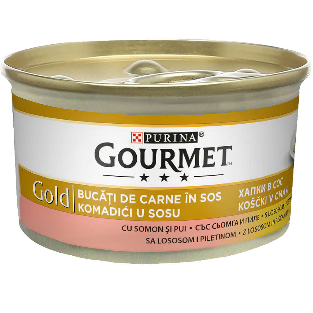 Изображение за продукта Gourmet Gold Мус за котки различни вкусове