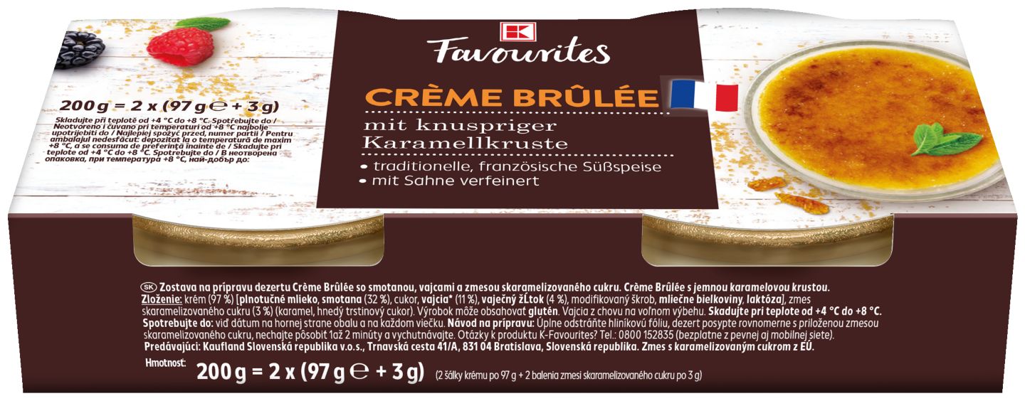 K-Favourites Créme Brulée
