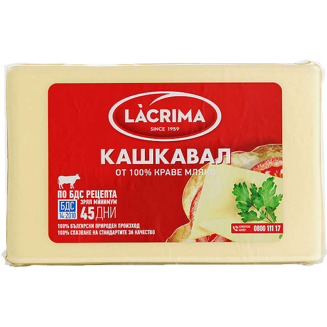 Изображение за продукта Lacrima Кашкавал от краве мляко