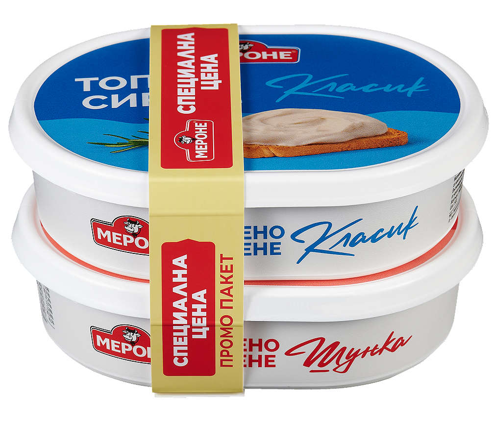 Изображение за продукта МЕРОНЕ Топено сирене промопакет