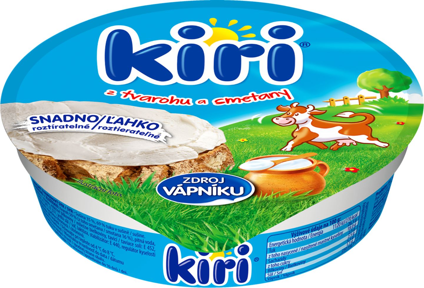 Kiri Tavený sýr
