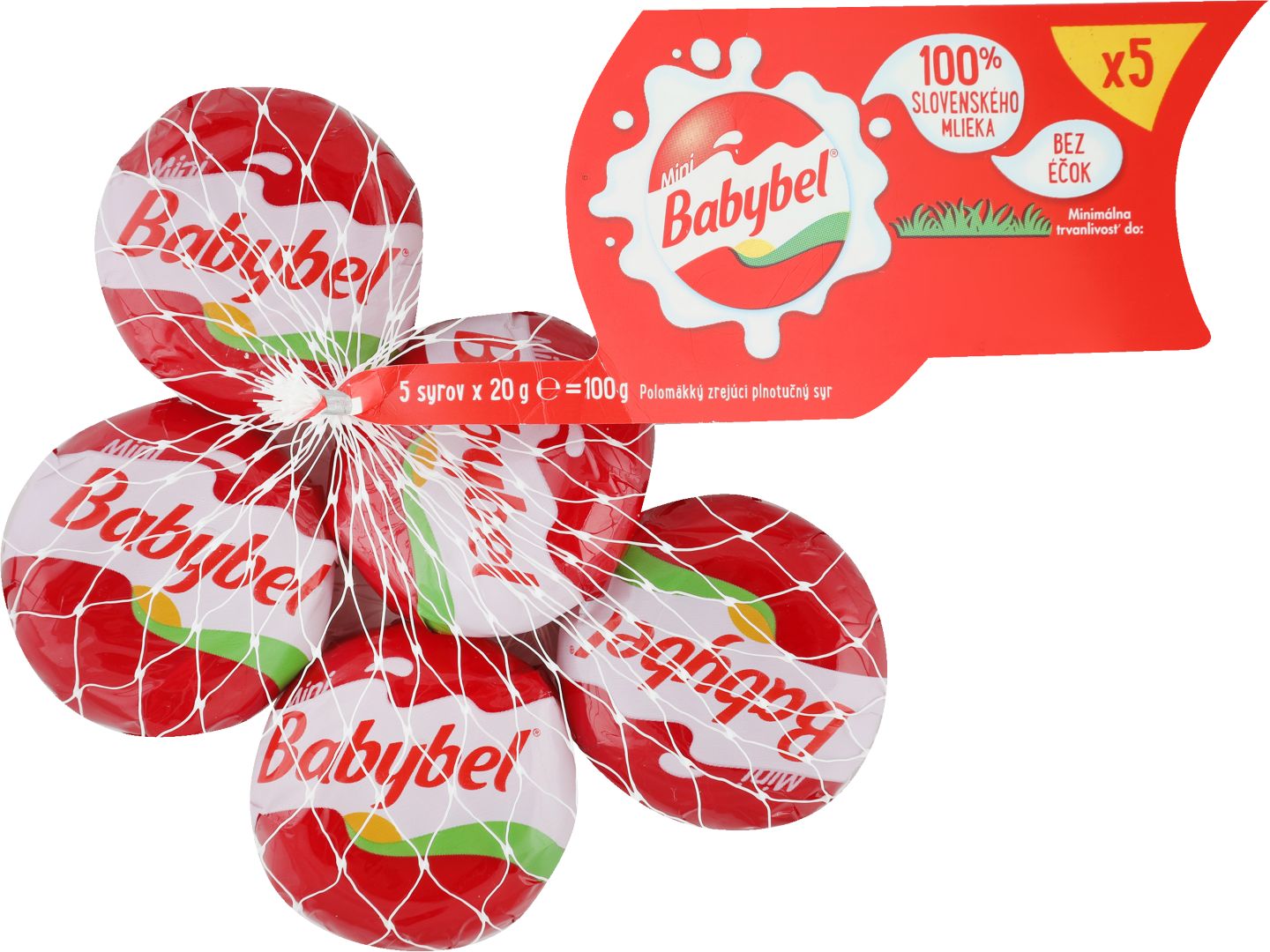 Mini Babybel Polomäkký zrejúci syr