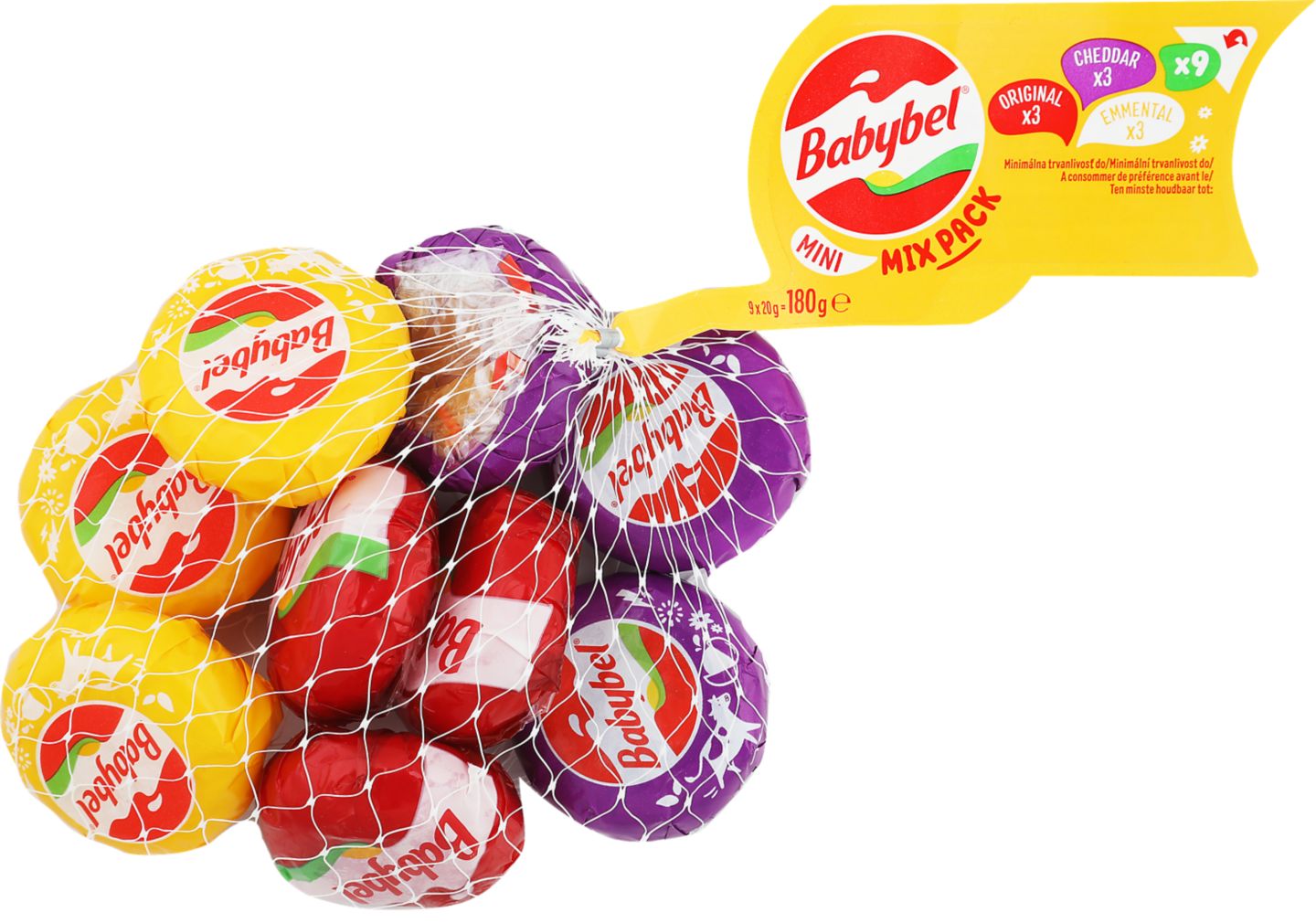 Mini Babybel Mix Polomäkký zrejúci syr