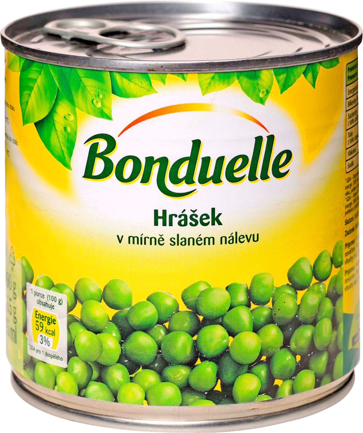 Bonduelle hrášek jemný
v mírně slaném nálevu