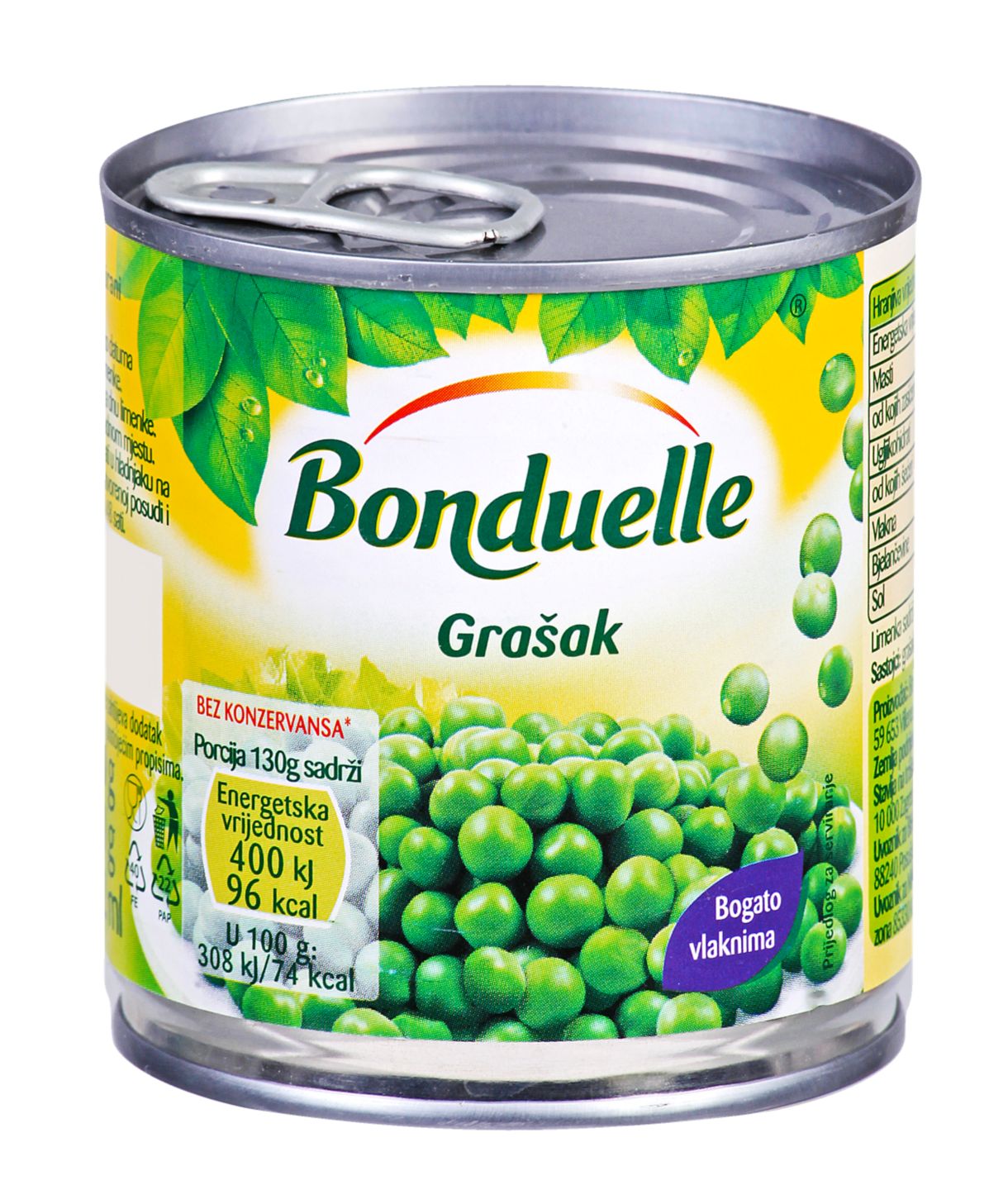 Bonduelle Grašak
MPC 2.5.2025=1,65€