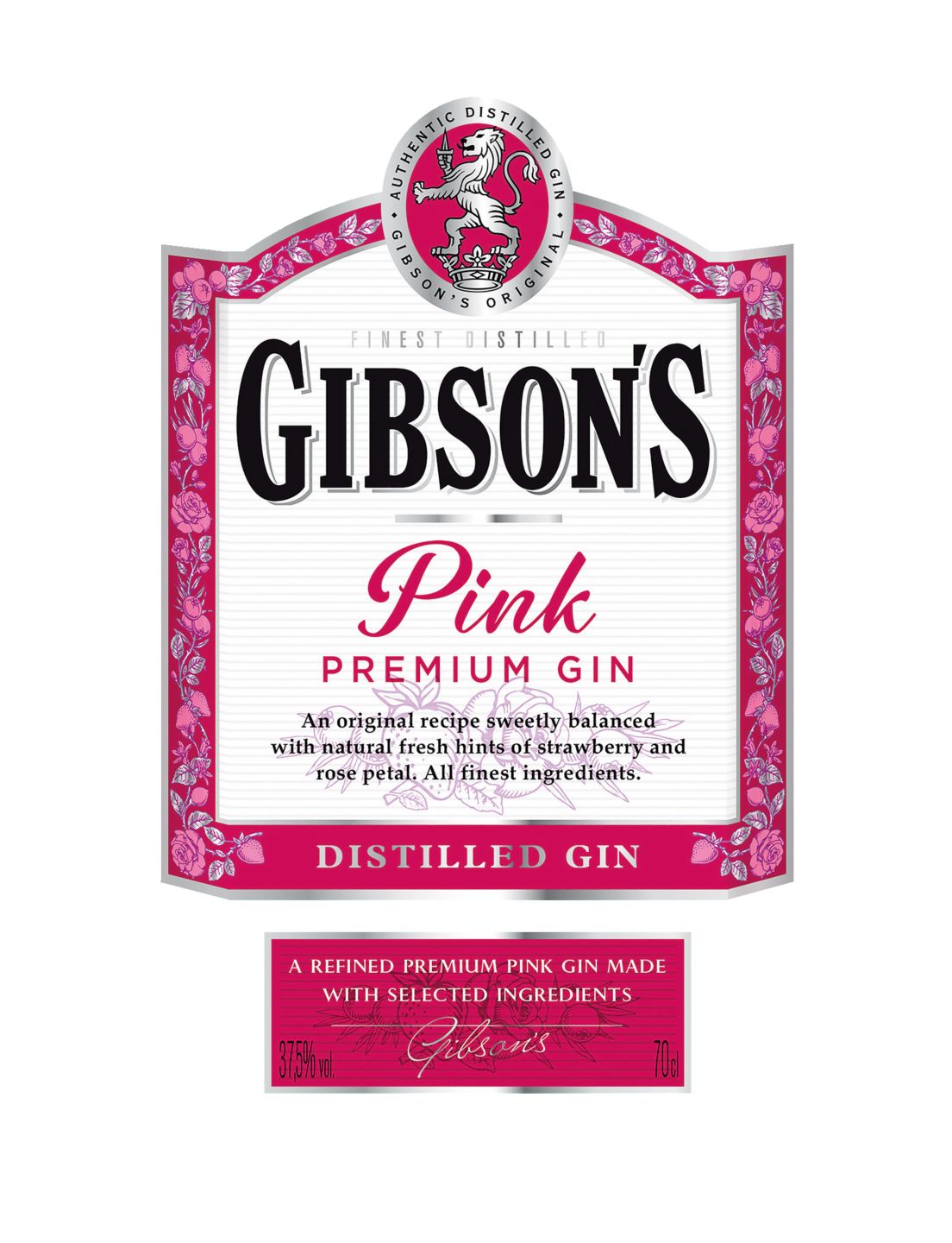 Изображение на Gibsons London Джин
розов 37,5 %