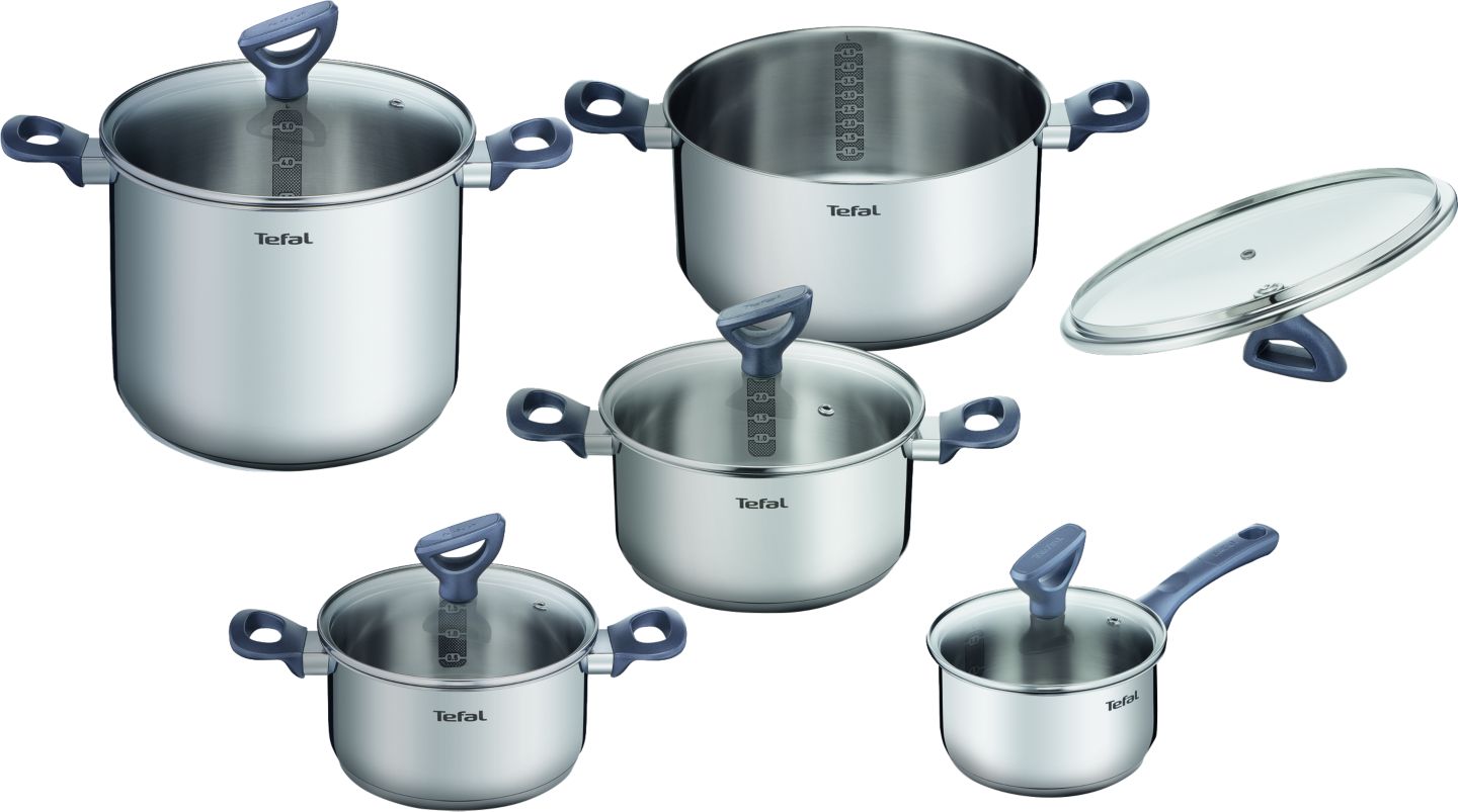 TEFAL Sada nádobí G712SA55
nerezová