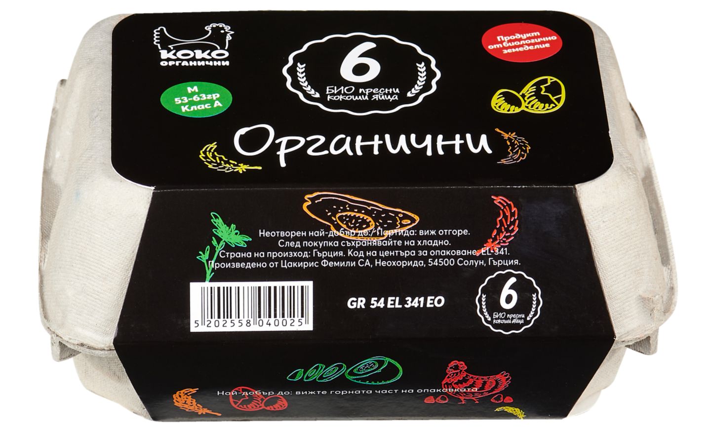 Изображение на КОКО Биояйца
размер М