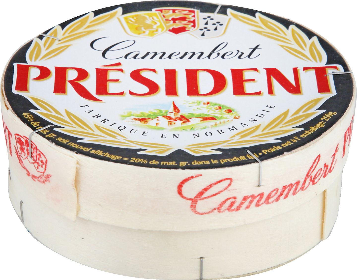Président Camembert Mäkký zrejúci syr s plesňou