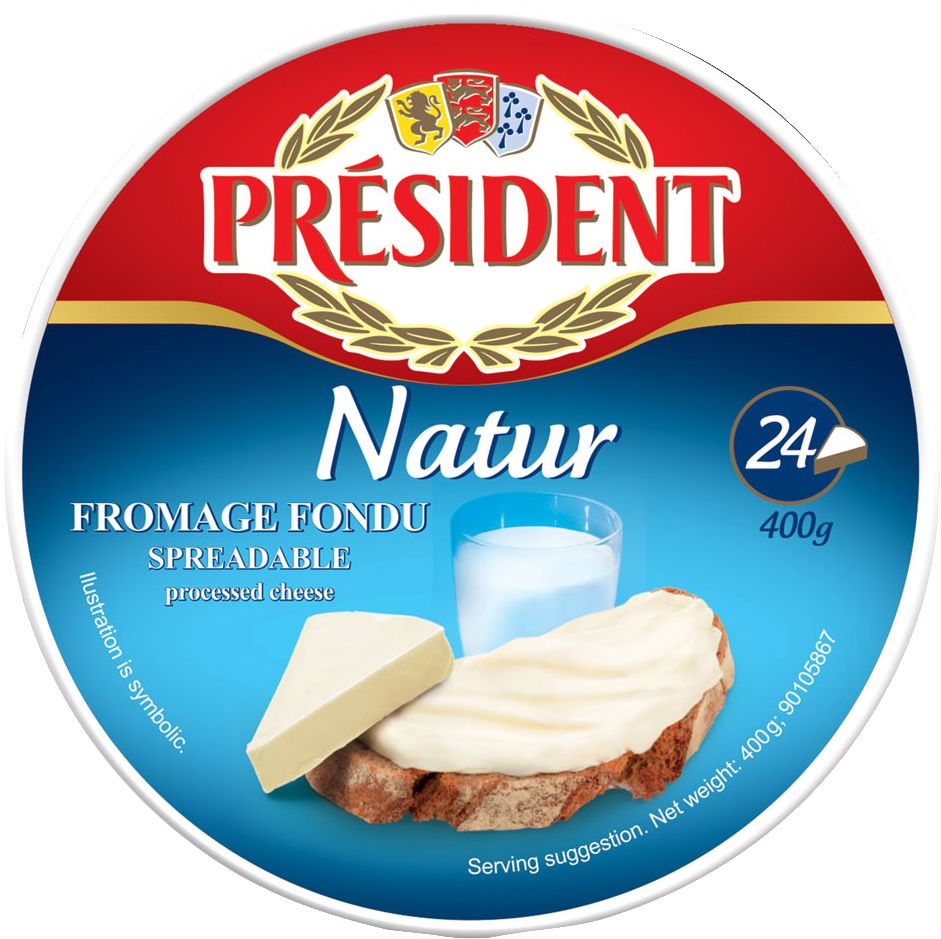 Изображение на President Топено сирене
натурално
