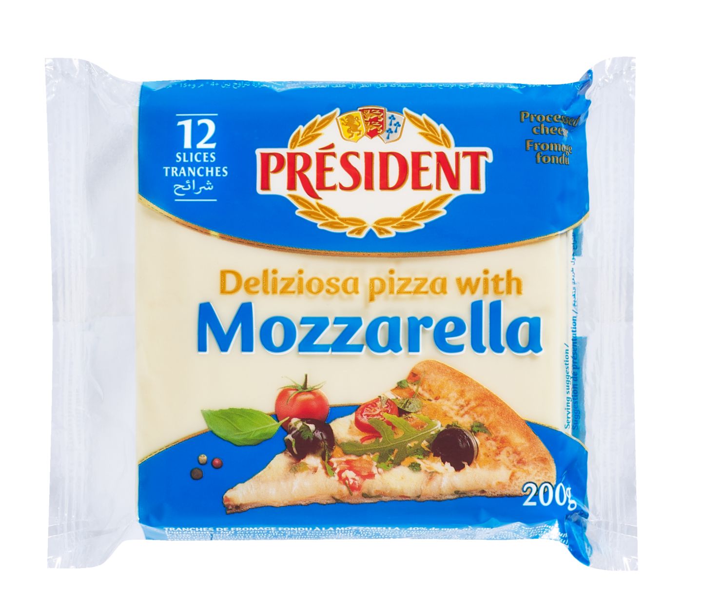 Изображение на President Топeнo сирене
моцарела слайс