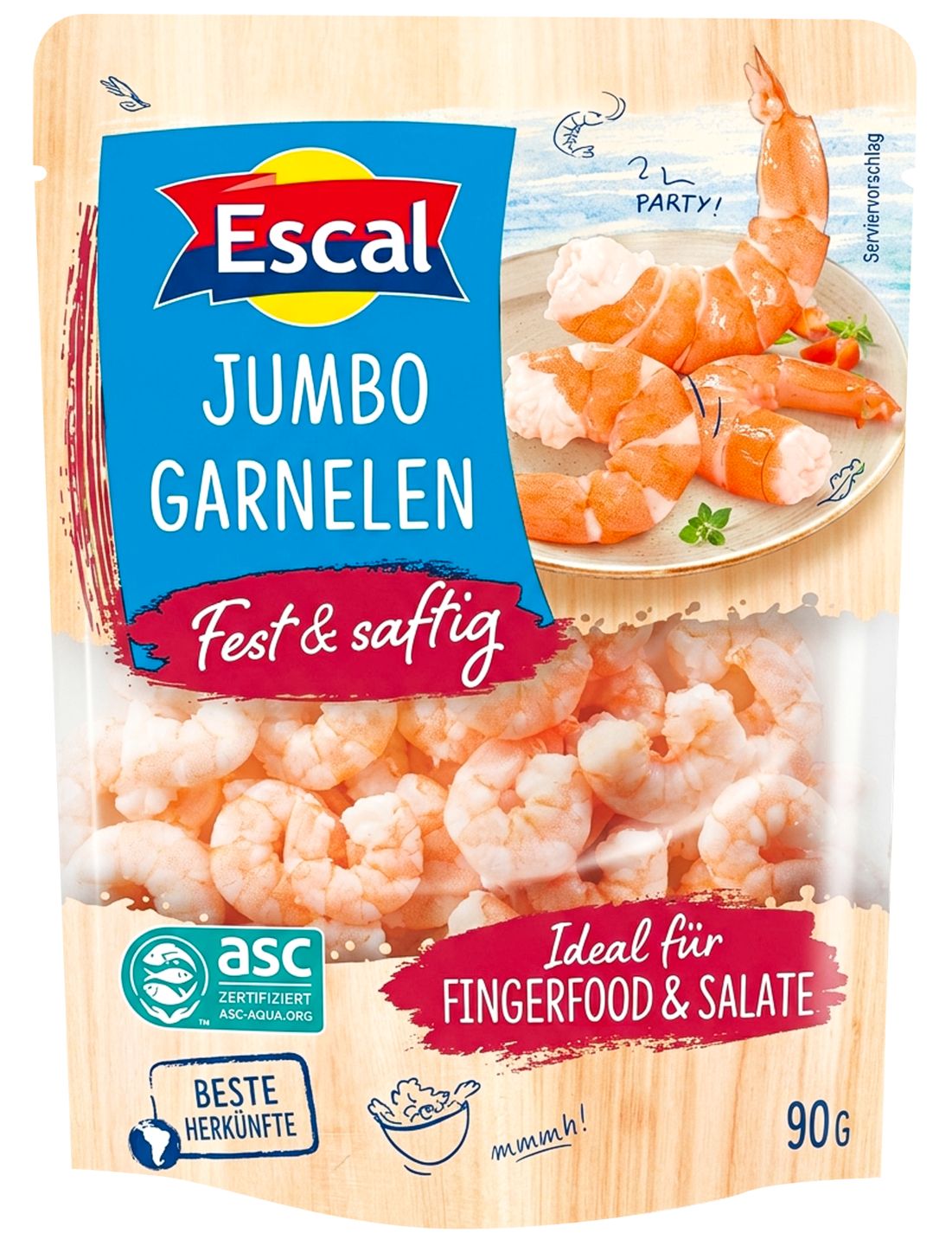 ESCAL Garnelen- oder Fisch-Snack