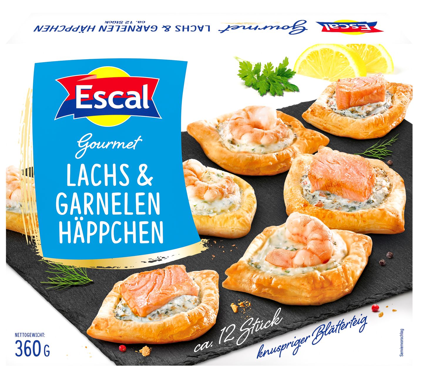 ESCAL Aperitif-Häppchen Lachs & Garnelen