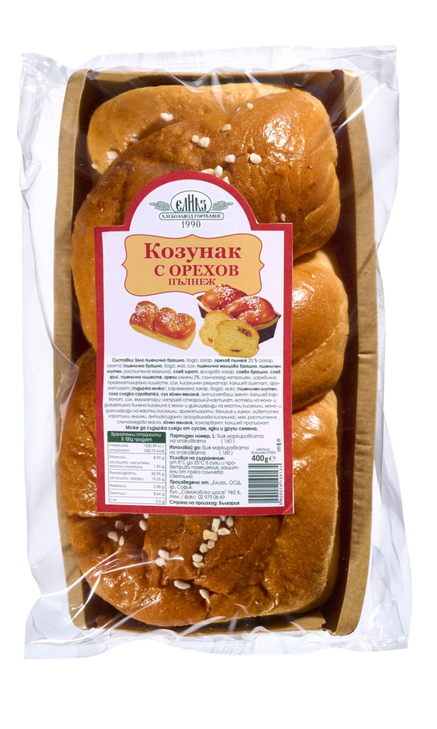 Изображение на ЕЛИАЗ Козунак
с орехов пълнеж