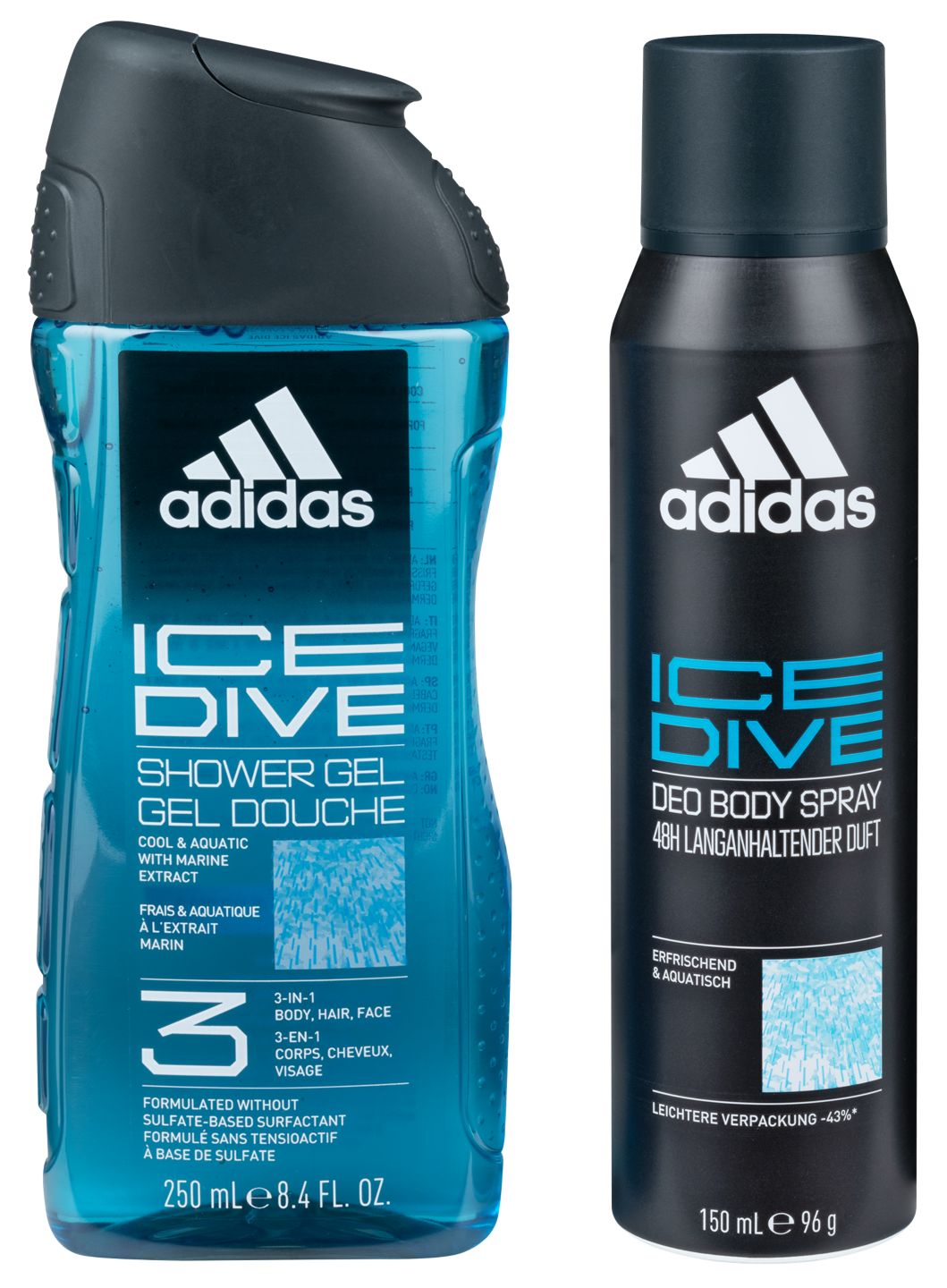 ADIDAS Geschenkset Ice Dive oder UEFA 12