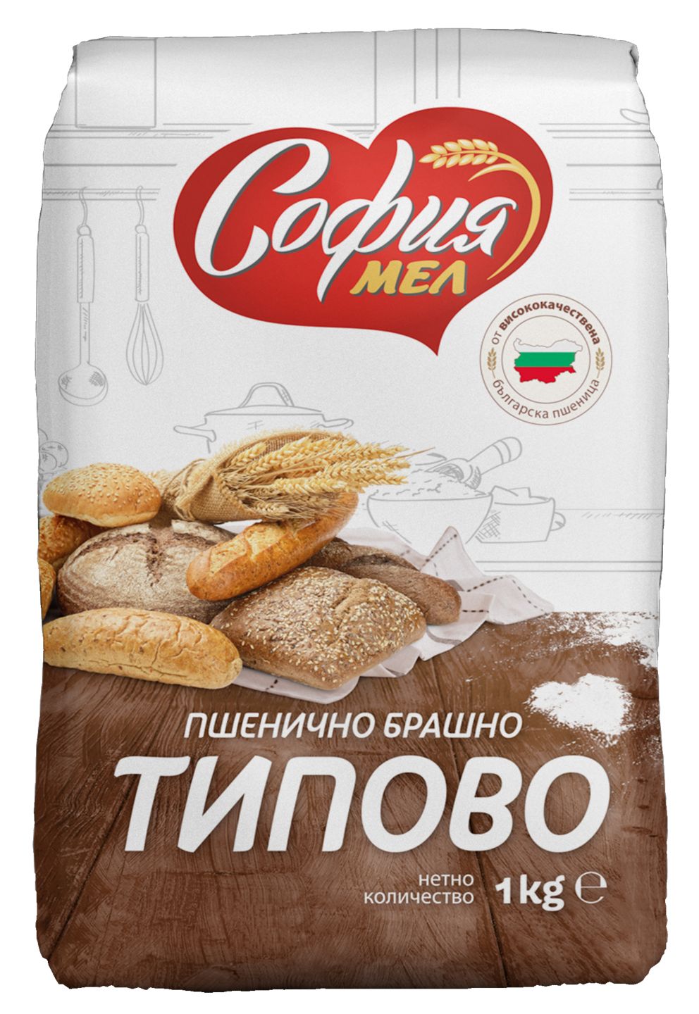 Изображение на София мел Брашно
типово