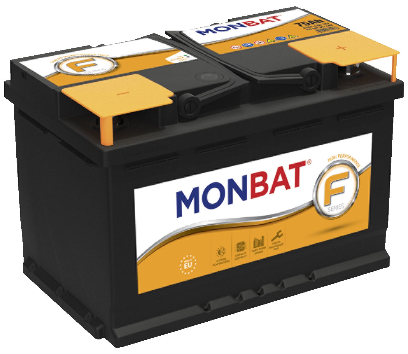 Изображение на Monbat Formula Акумулатор
75 Ah/12 V