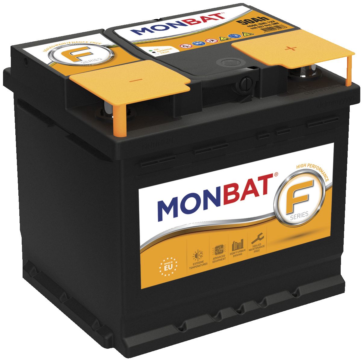 Изображение на Monbat Formula Акумулатор
50 Ah/12 V