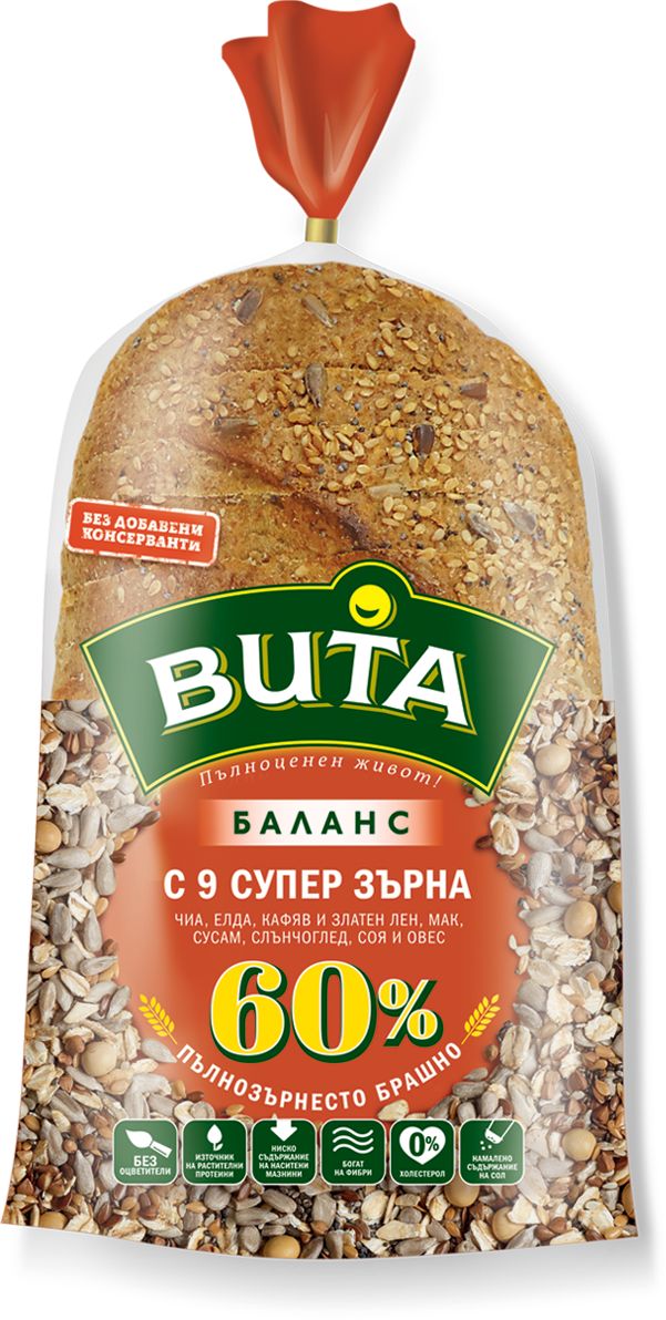 Изображение на Вита Баланс Пълнозърнест хляб