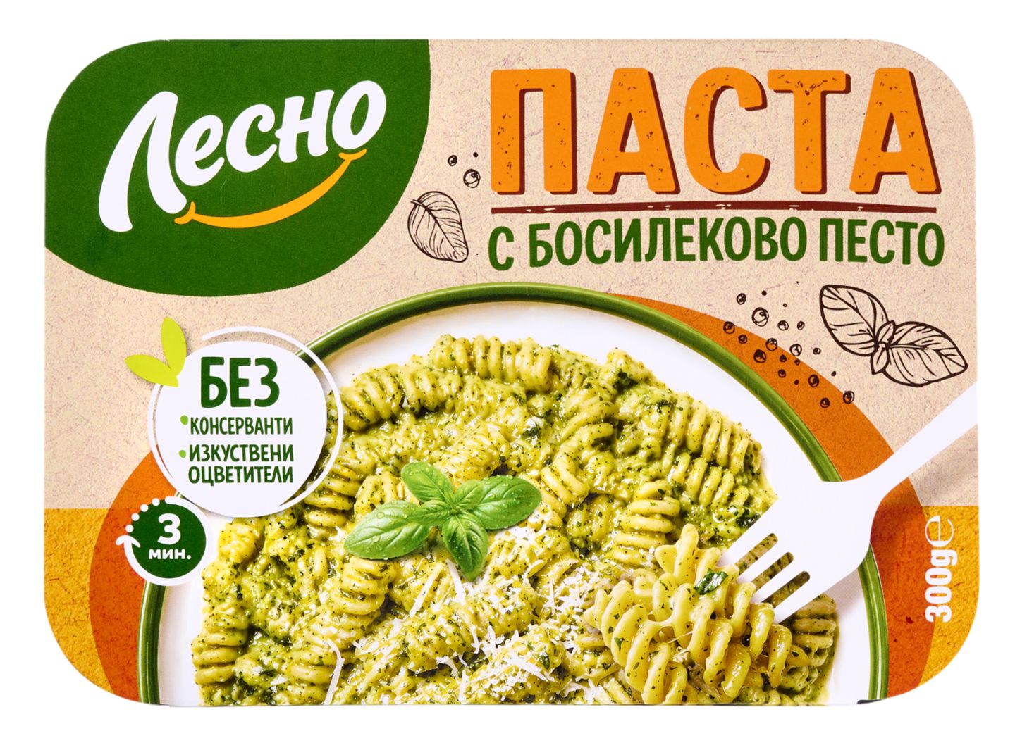 Изображение на ЛЕСНО Паста
с босилеково песто