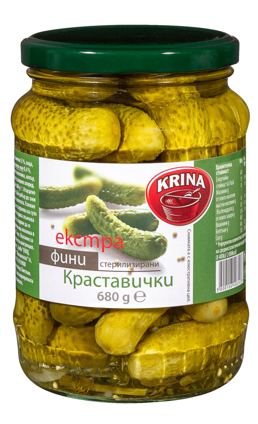 Изображение на Krina Краставички
екстра фини