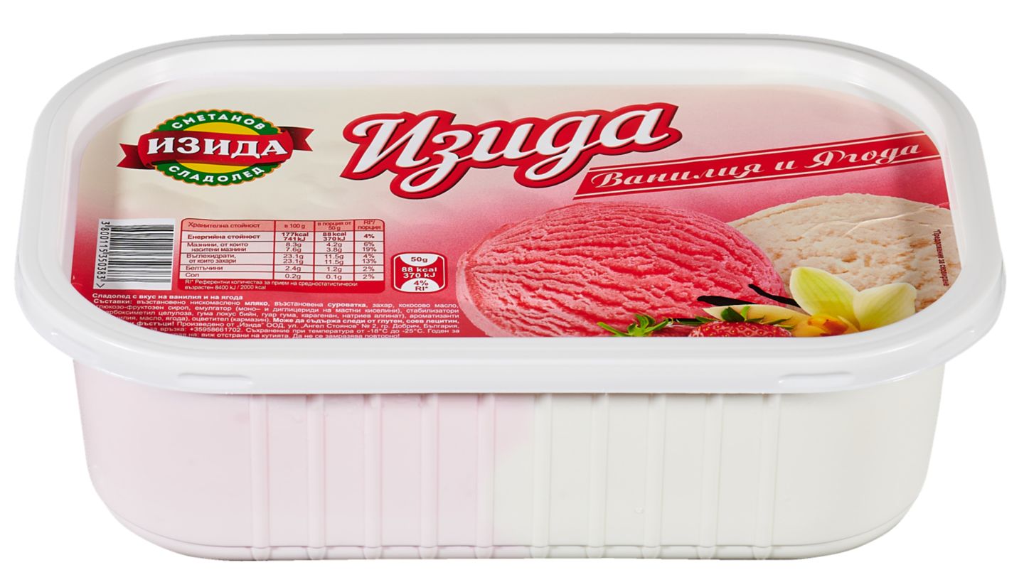 Изображение на ИЗИДА Сладолед
различни вкусове