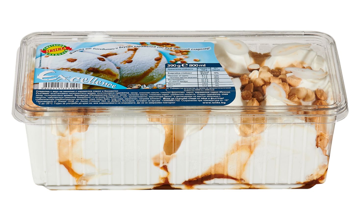 Изображение на ИЗИДА ЕКСЕЛЕНС Сладолед
различни вкусове